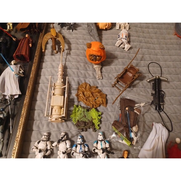 Star Wars The Clone Wars Aqua Droid Clone Trooper Draa Barc Cody Pilot LOT Of 42 - Picture 10 of 16